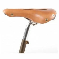 Selle Ouverte Berthoud Aravis Cuir - Naturel -Vélos Soldes selle ouverte berthoud aravis cuir naturel 1 2