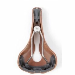 Selle Ouverte Berthoud Aravis Cuir - Naturel -Vélos Soldes selle ouverte berthoud aravis cuir naturel 1 4