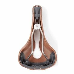 Selle Ouverte Berthoud Aspin Cuir - Naturel -Vélos Soldes selle ouverte berthoud aspin cuir naturel 4