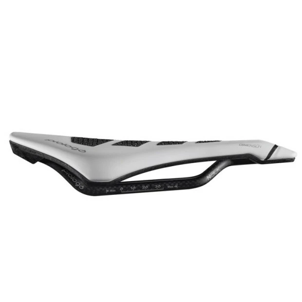 Selle Prologo Dimension 143 CPC Tirox 245x143 Mm Blanc/Noir 2 Selle Prologo Dimension 143 CPC Tirox 245x143 Mm Blanc/Noir – Image 2