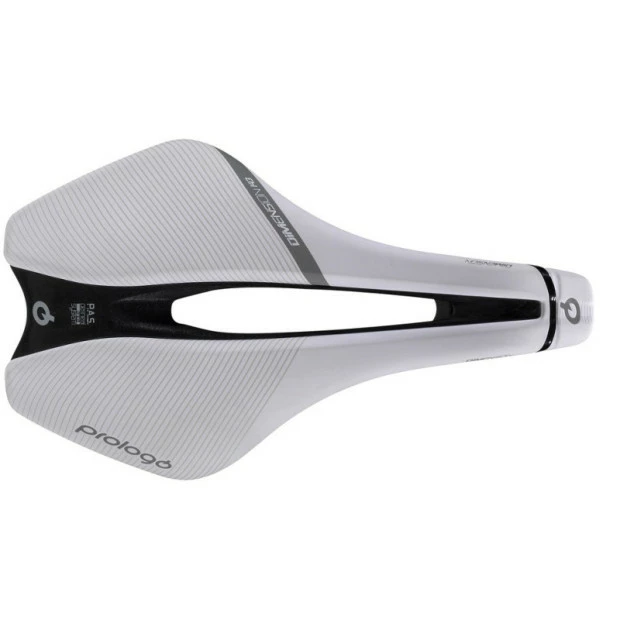 Selle Prologo Dimension 143 Nack 245x143 Mm Blanc/Noir 1 Selle Prologo Dimension 143 Nack 245x143 Mm Blanc/Noir