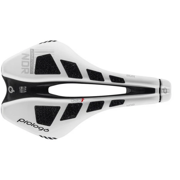 Selle Prologo Dimension NDR 143 CPC Nack 245x143 Mm Blanc/Noir 1 Selle Prologo Dimension NDR 143 CPC Nack 245x143 Mm Blanc/Noir