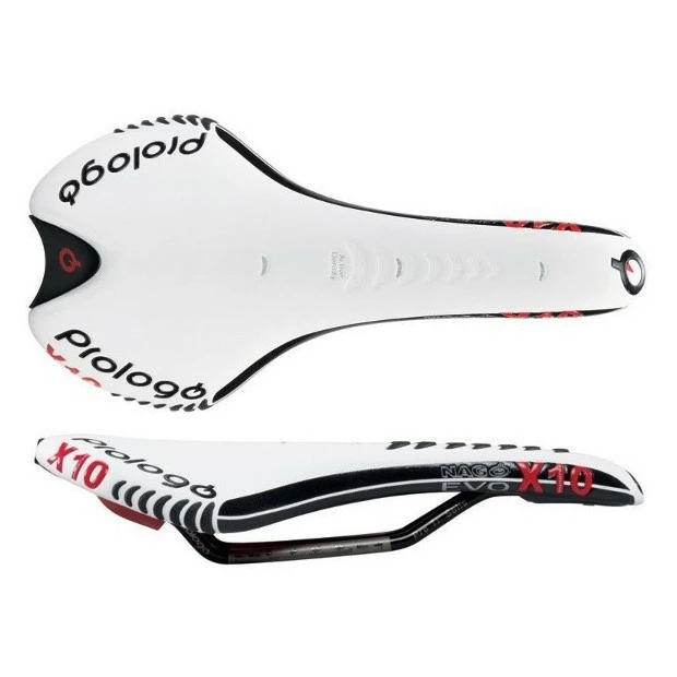 Selle Prologo Nago Evo X10 Ts 2012 Blanc 1 Selle Prologo Nago Evo X10 Ts 2012 Blanc