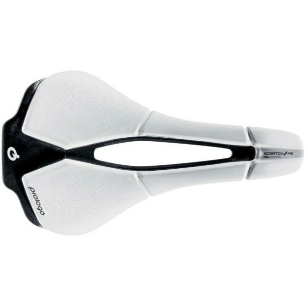 Selle Prologo Scratch M5 PAS Nack 250x140 Mm Blanc/Noir 1 Selle Prologo Scratch M5 PAS Nack 250x140 Mm Blanc/Noir