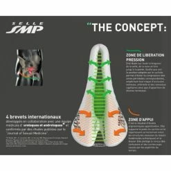 Selle SMP Triathlon T2 - Noir -Vélos Soldes selle smp triathlon t2 260 x 156 mm noir 2