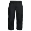 Short De Pluie Vaude Men's Drop 3/4 - Noir