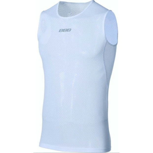Sous-Maillot Sans Manches BBB MeshLayer Blanc 1 Sous-Maillot Sans Manches BBB MeshLayer Blanc