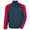 Veste De Pluie Vaude Men's Drop Jacket III Bleu Baltique/Rouge