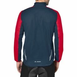 Veste De Pluie Vaude Men's Drop Jacket III Bleu Baltique/Rouge -Vélos Soldes veste de pluie vaude men s drop jacket iii bleu baltique rouge 3