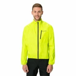 Veste De Pluie Vaude Men's Drop Jacket III Jaune Brillant