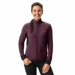 Veste Femme Gravel Coupe-Vent Vaude Kuro Air Cassis -Vélos Soldes veste femme gravel coupe vent vaude kuro air cassis 3