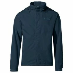 Veste Pluie Vaude Men's Escape Bike Light Bleu Mer Foncé